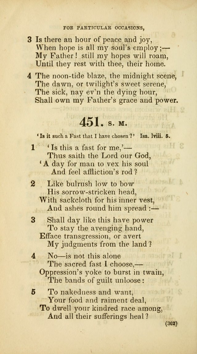 A Collection of Psalms and Hymns, for Social and Private Worship (Rev. ed.  with supplement) page 363