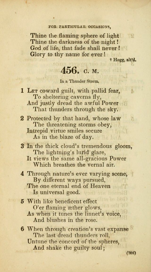 A Collection of Psalms and Hymns, for Social and Private Worship (Rev. ed.  with supplement) page 367