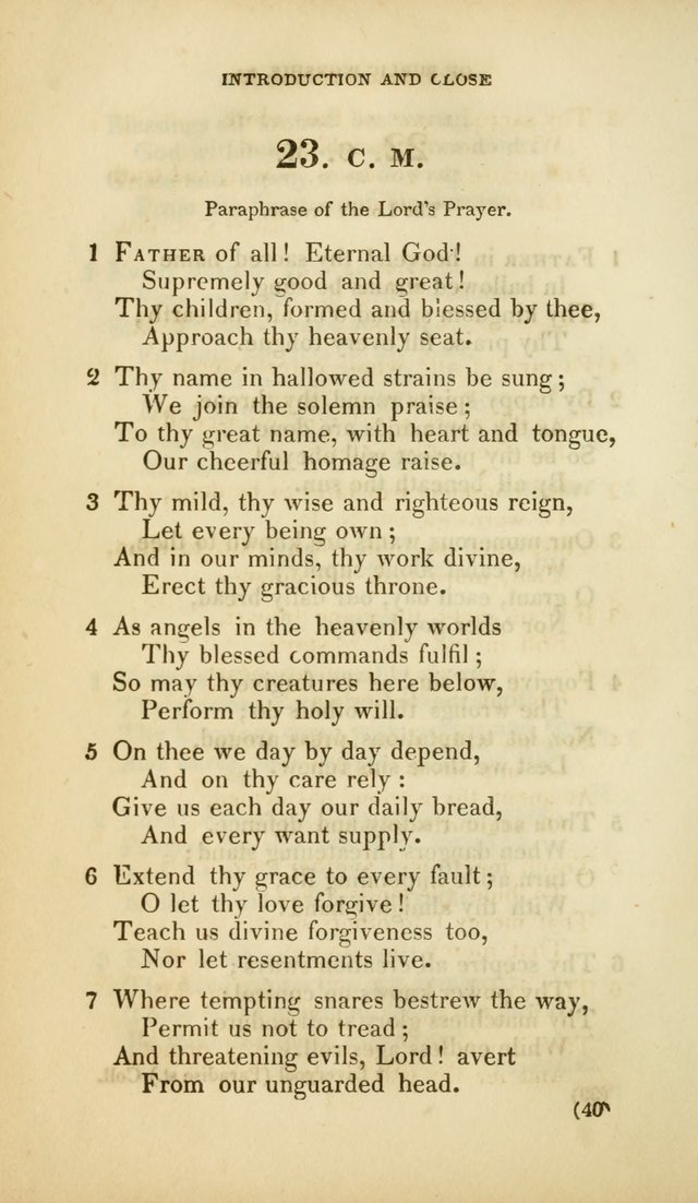 A Collection of Psalms and Hymns, for Social and Private Worship (Rev. ed.  with supplement) page 41