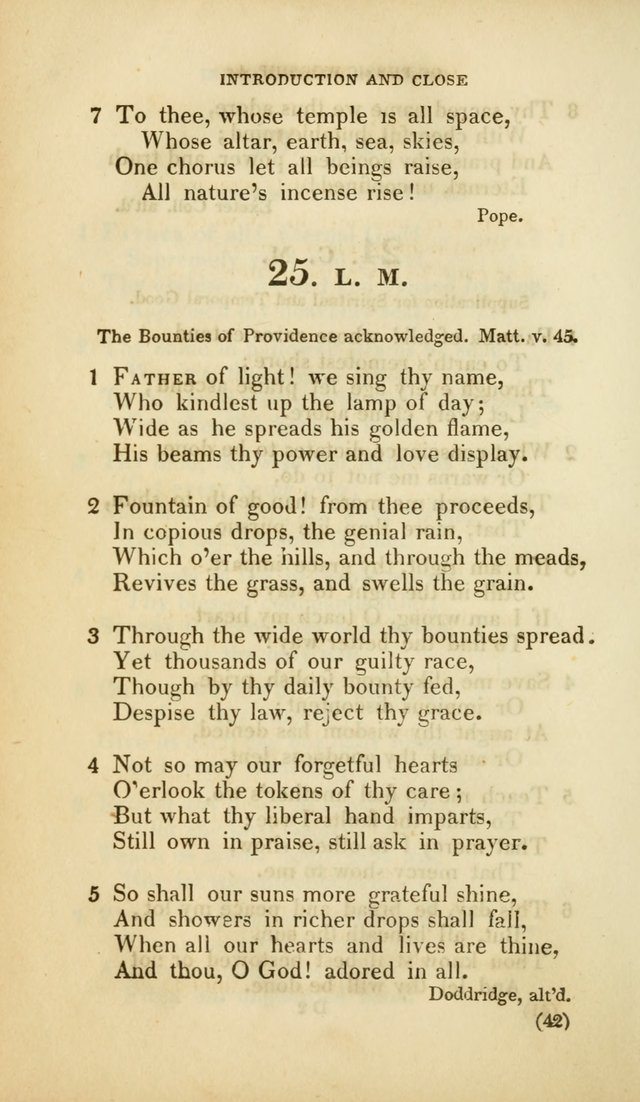 A Collection of Psalms and Hymns, for Social and Private Worship (Rev. ed.  with supplement) page 43