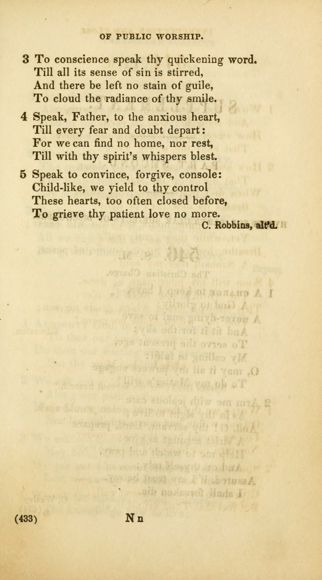 A Collection of Psalms and Hymns, for Social and Private Worship (Rev. ed.  with supplement) page 434