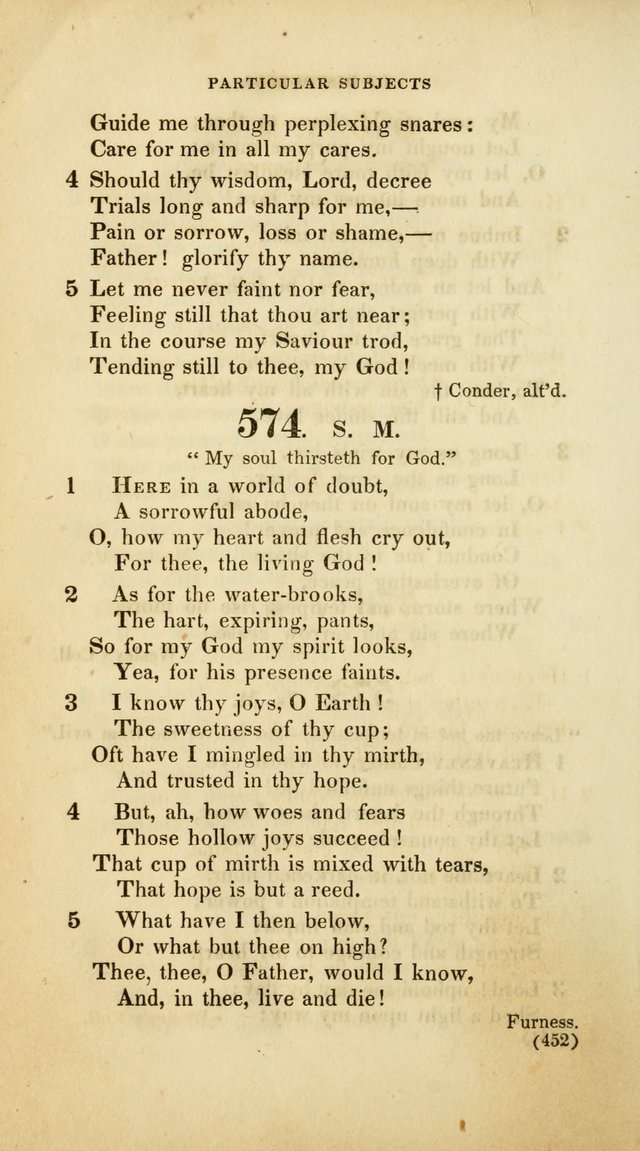 A Collection of Psalms and Hymns, for Social and Private Worship (Rev. ed.  with supplement) page 453