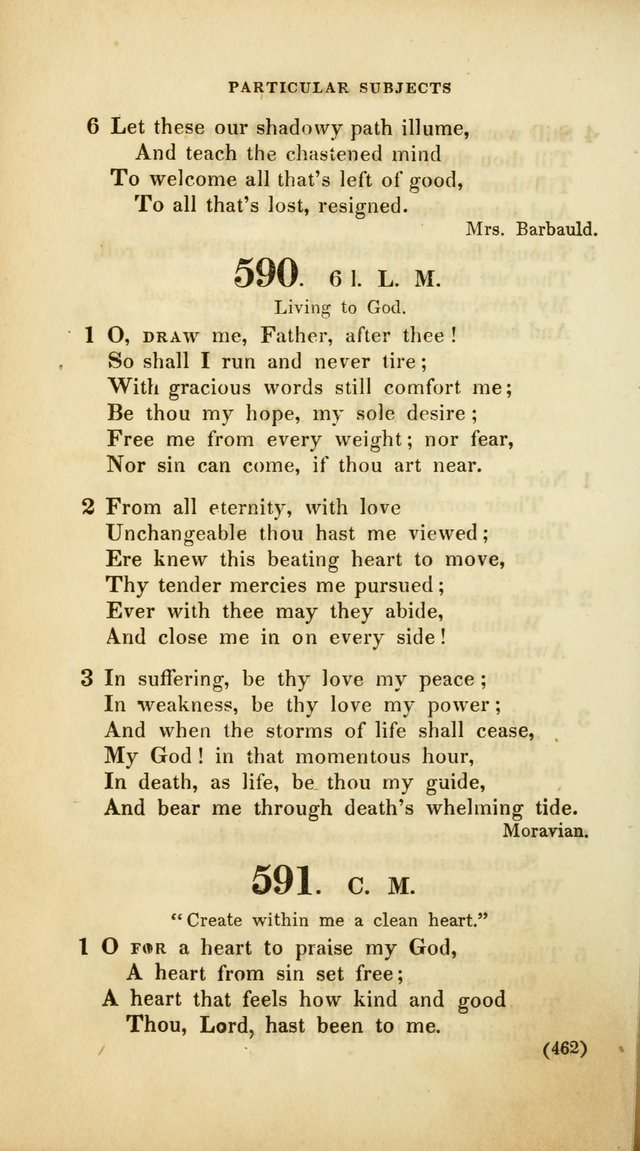 A Collection of Psalms and Hymns, for Social and Private Worship (Rev. ed.  with supplement) page 463