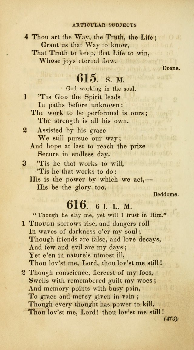 A Collection of Psalms and Hymns, for Social and Private Worship (Rev. ed.  with supplement) page 479