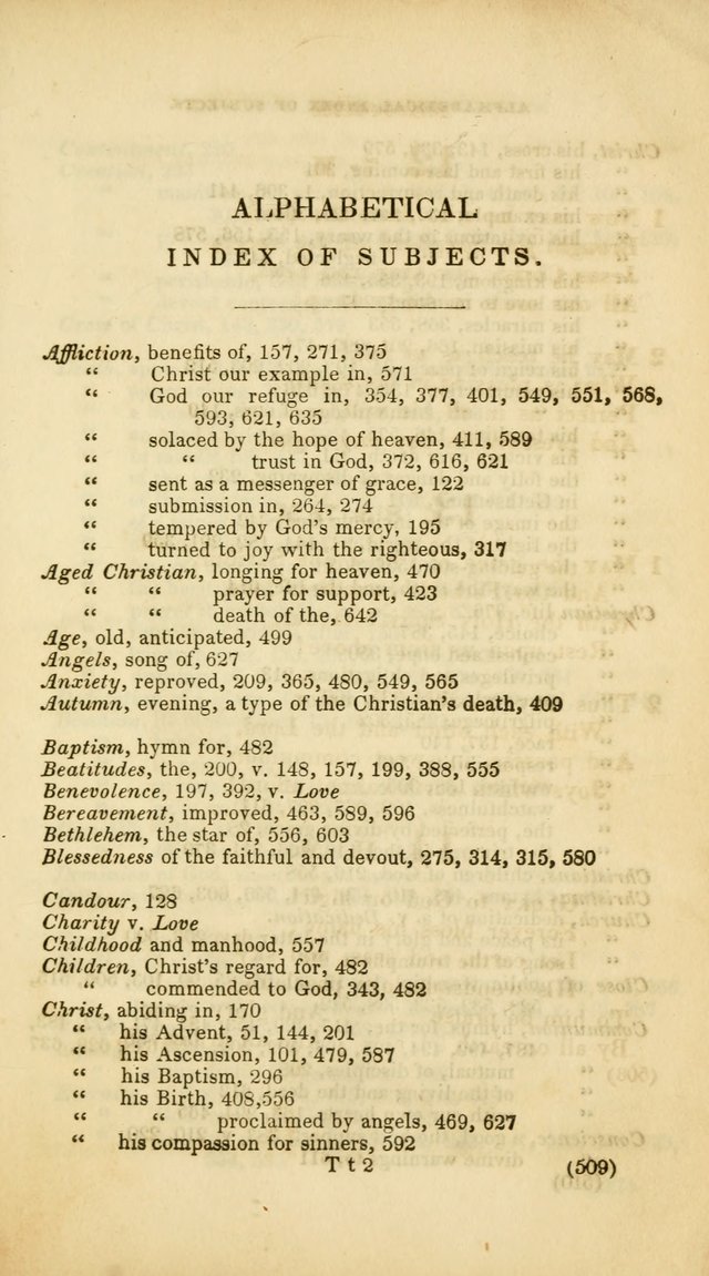 A Collection of Psalms and Hymns, for Social and Private Worship (Rev. ed.  with supplement) page 510