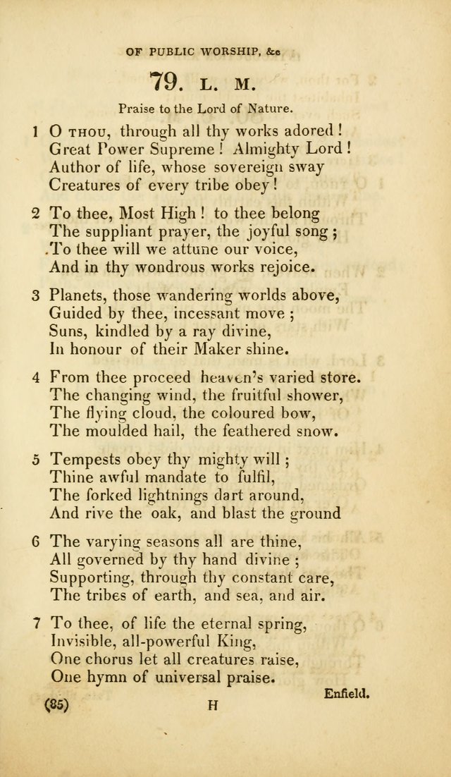 A Collection of Psalms and Hymns, for Social and Private Worship (Rev. ed.  with supplement) page 86