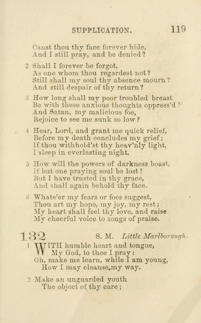 A Collection of Psalms, Hymns, and Spiritual Songs: suited to the various occasions of public worship and private devotion of the church of Christ: with an appendix of  German hymns page 117