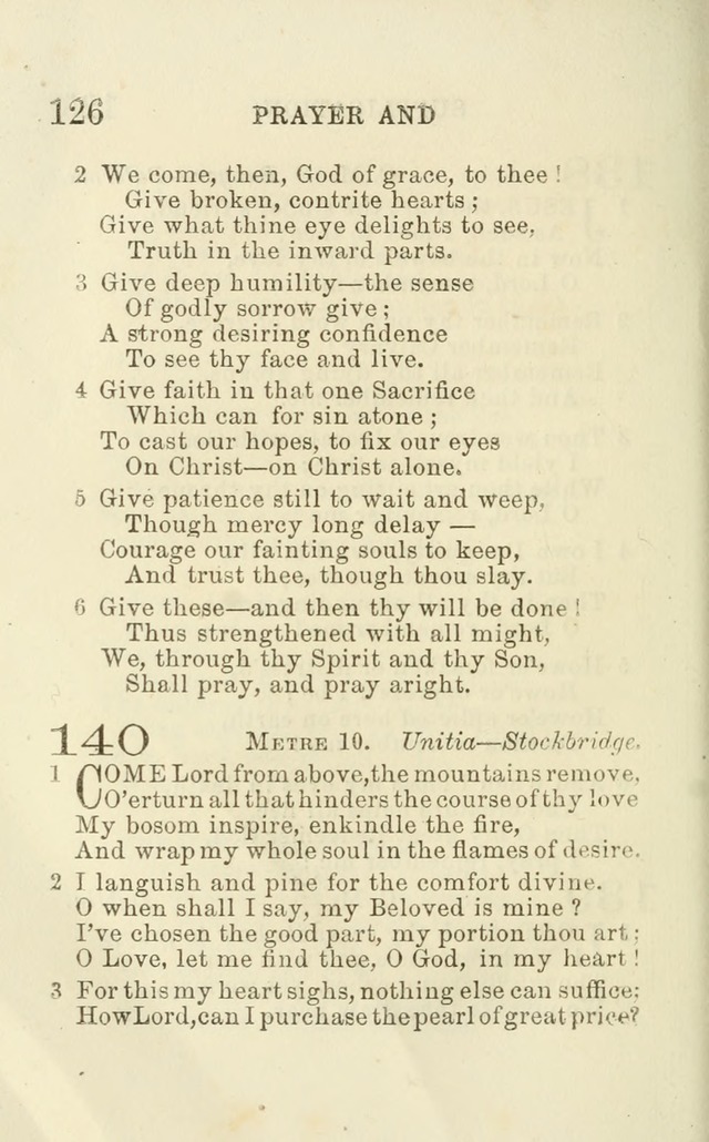 A Collection of Psalms, Hymns, and Spiritual Songs: suited to the various occasions of public worship and private devotion of the church of Christ: with an appendix of  German hymns page 124