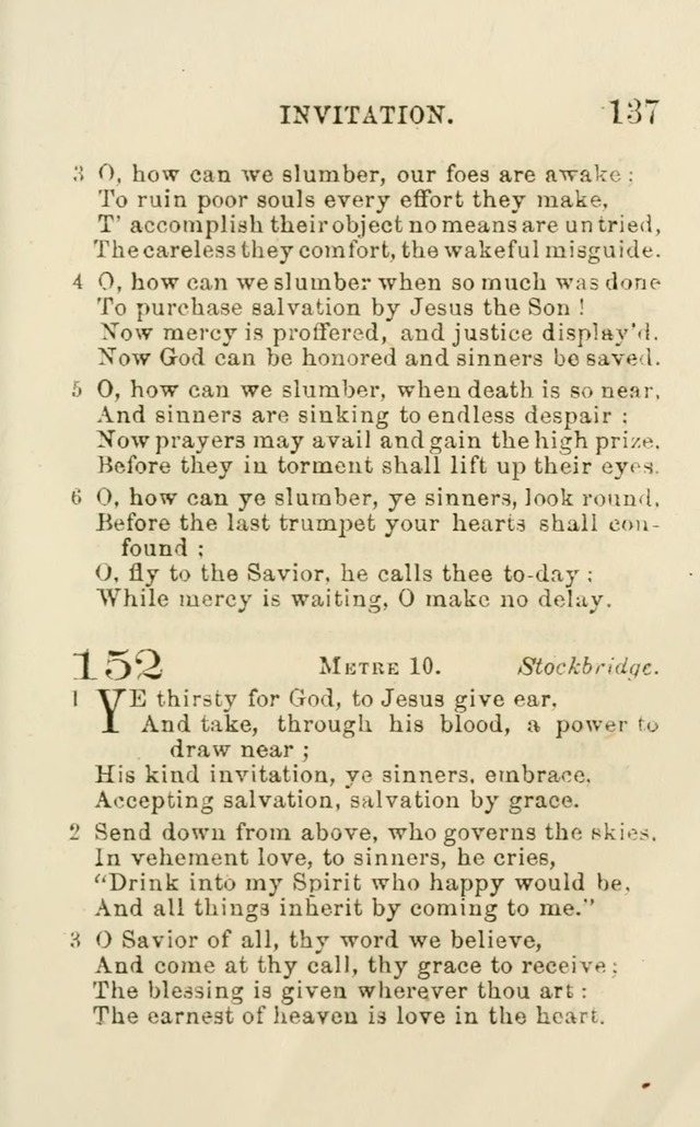 A Collection of Psalms, Hymns, and Spiritual Songs: suited to the various occasions of public worship and private devotion of the church of Christ: with an appendix of  German hymns page 135