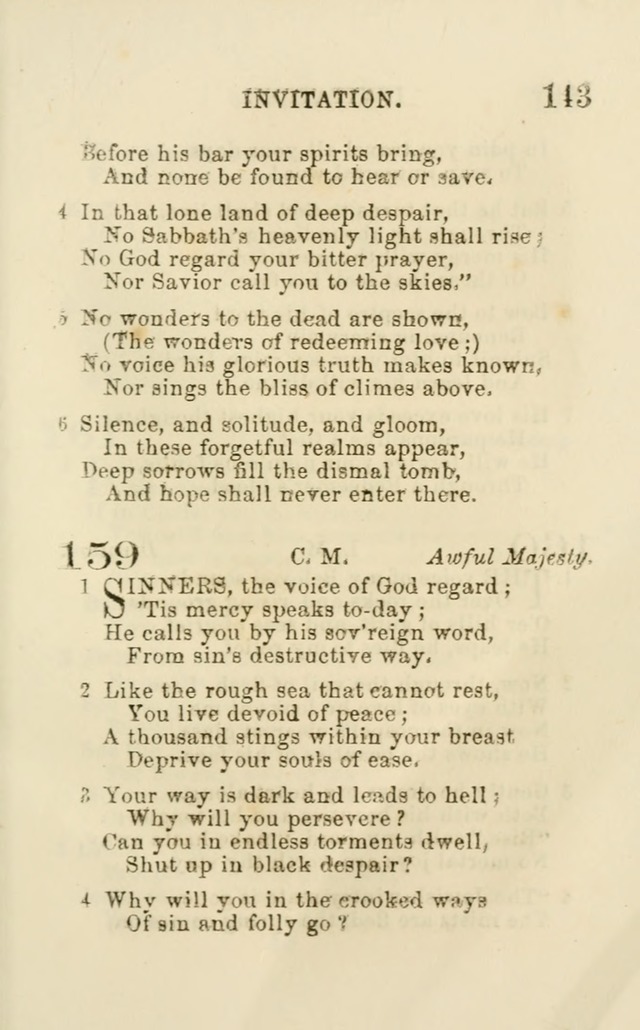 A Collection of Psalms, Hymns, and Spiritual Songs: suited to the various occasions of public worship and private devotion of the church of Christ: with an appendix of  German hymns page 141