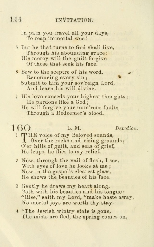 A Collection of Psalms, Hymns, and Spiritual Songs: suited to the various occasions of public worship and private devotion of the church of Christ: with an appendix of  German hymns page 142