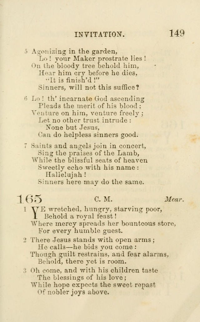 A Collection of Psalms, Hymns, and Spiritual Songs: suited to the various occasions of public worship and private devotion of the church of Christ: with an appendix of  German hymns page 147