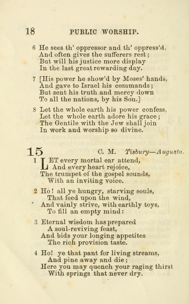 A Collection of Psalms, Hymns, and Spiritual Songs: suited to the various occasions of public worship and private devotion of the church of Christ: with an appendix of  German hymns page 16