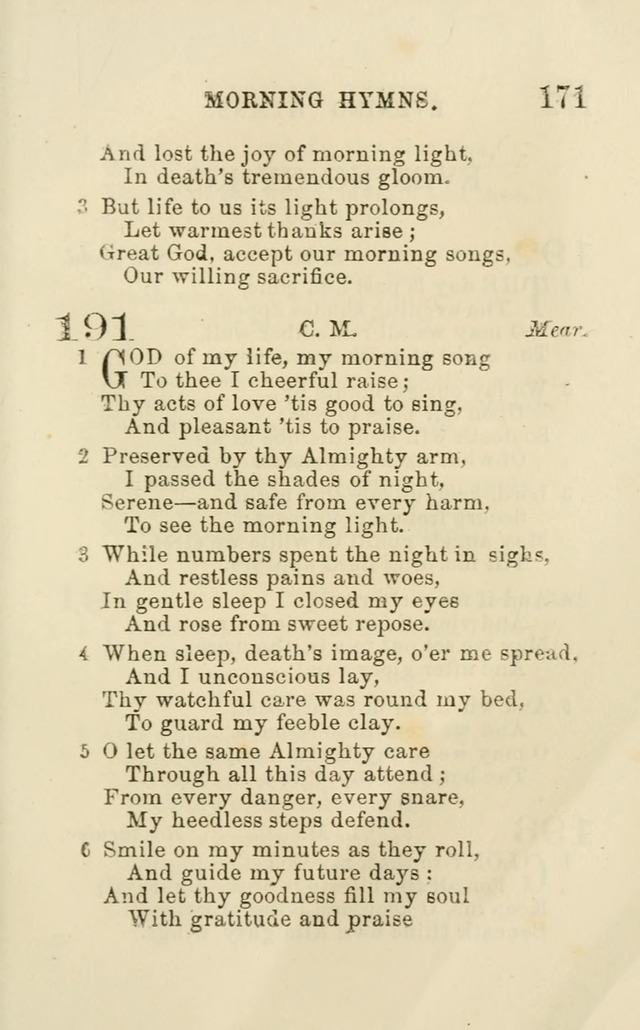 A Collection of Psalms, Hymns, and Spiritual Songs: suited to the various occasions of public worship and private devotion of the church of Christ: with an appendix of  German hymns page 169