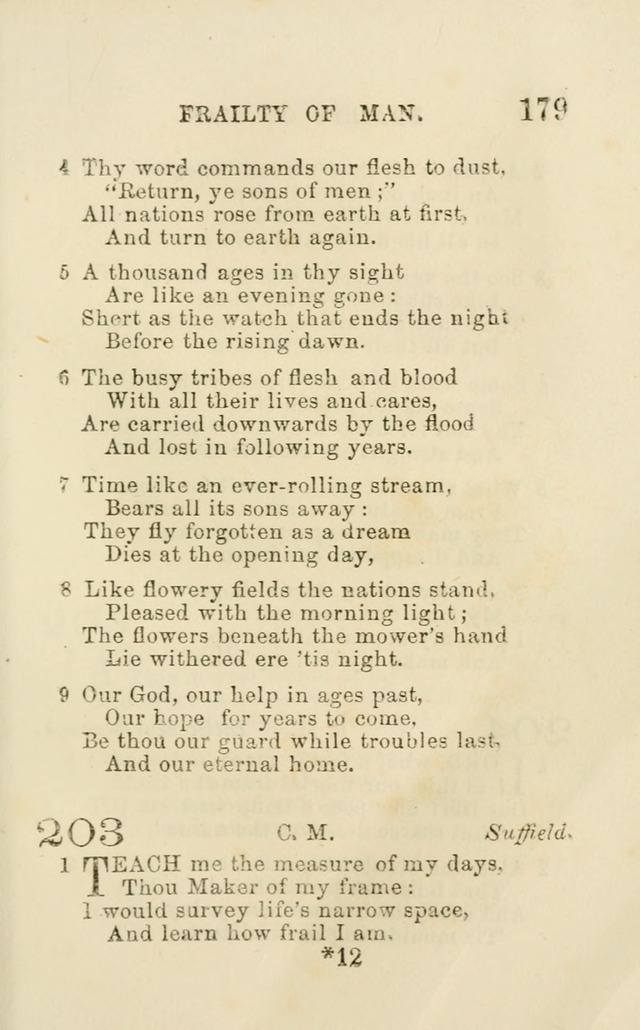 A Collection of Psalms, Hymns, and Spiritual Songs: suited to the various occasions of public worship and private devotion of the church of Christ: with an appendix of  German hymns page 177