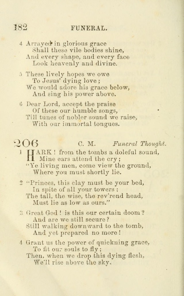 A Collection of Psalms, Hymns, and Spiritual Songs: suited to the various occasions of public worship and private devotion of the church of Christ: with an appendix of  German hymns page 180