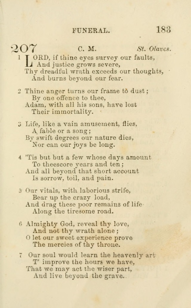 A Collection of Psalms, Hymns, and Spiritual Songs: suited to the various occasions of public worship and private devotion of the church of Christ: with an appendix of  German hymns page 181