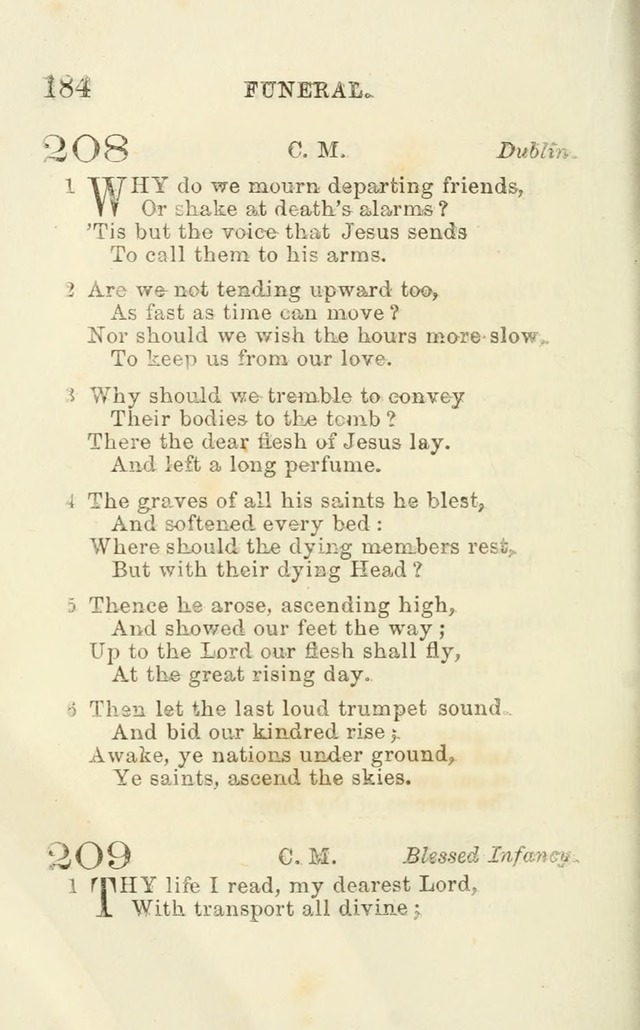 A Collection of Psalms, Hymns, and Spiritual Songs: suited to the various occasions of public worship and private devotion of the church of Christ: with an appendix of  German hymns page 182