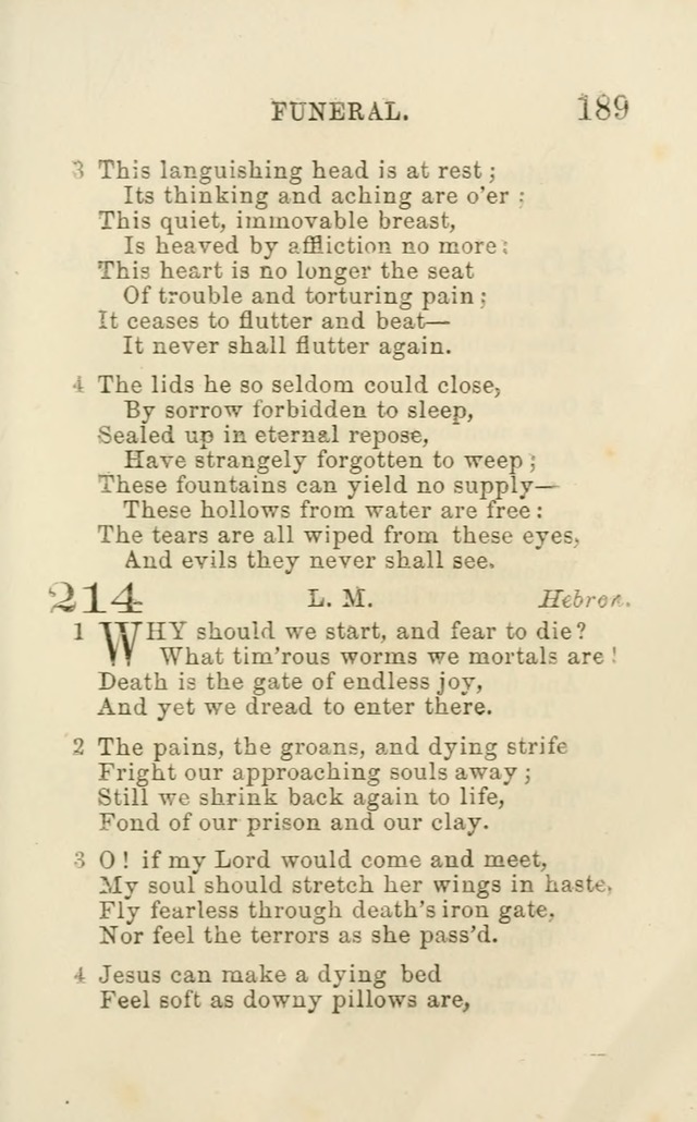 A Collection of Psalms, Hymns, and Spiritual Songs: suited to the various occasions of public worship and private devotion of the church of Christ: with an appendix of  German hymns page 187