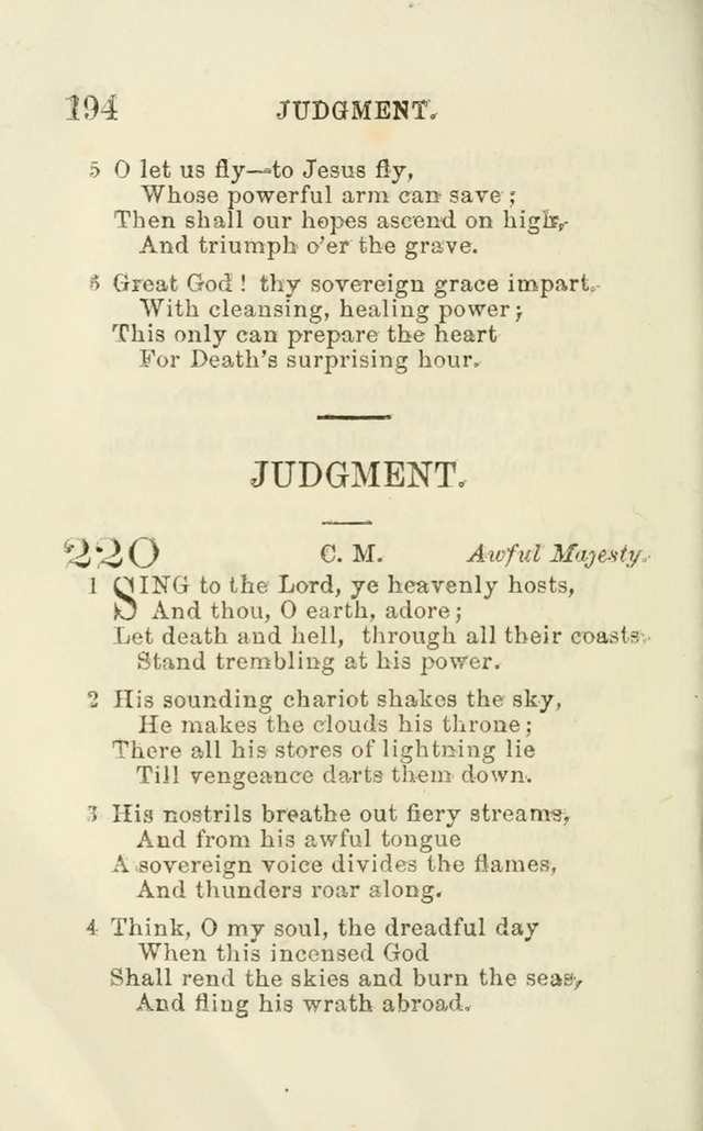 A Collection of Psalms, Hymns, and Spiritual Songs: suited to the various occasions of public worship and private devotion of the church of Christ: with an appendix of  German hymns page 192