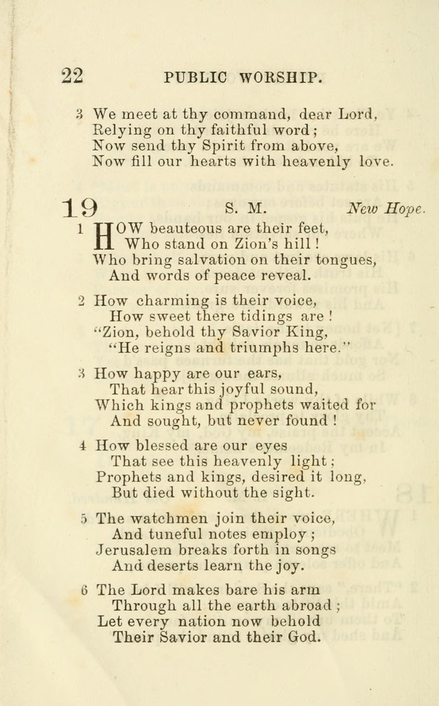 A Collection of Psalms, Hymns, and Spiritual Songs: suited to the various occasions of public worship and private devotion of the church of Christ: with an appendix of  German hymns page 20