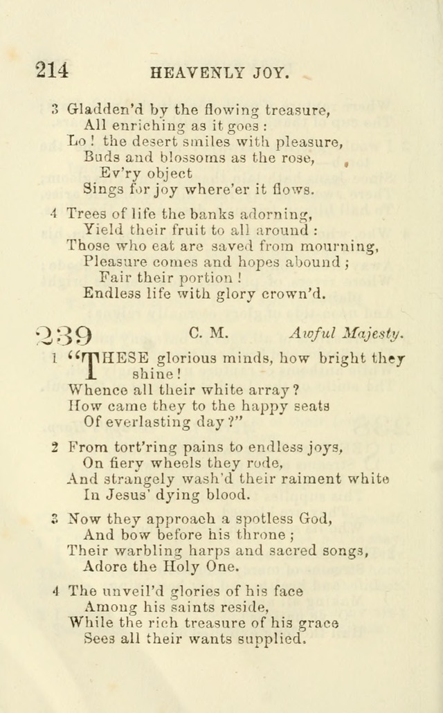 A Collection of Psalms, Hymns, and Spiritual Songs: suited to the various occasions of public worship and private devotion of the church of Christ: with an appendix of  German hymns page 212