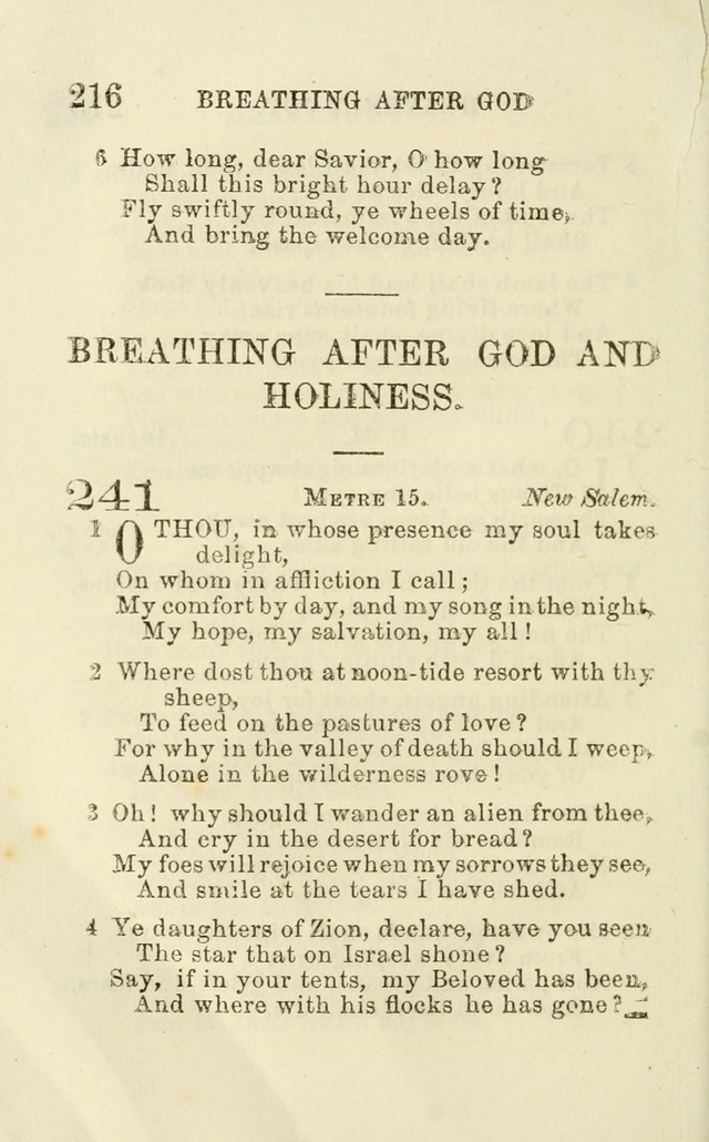 A Collection of Psalms, Hymns, and Spiritual Songs: suited to the various occasions of public worship and private devotion of the church of Christ: with an appendix of  German hymns page 214