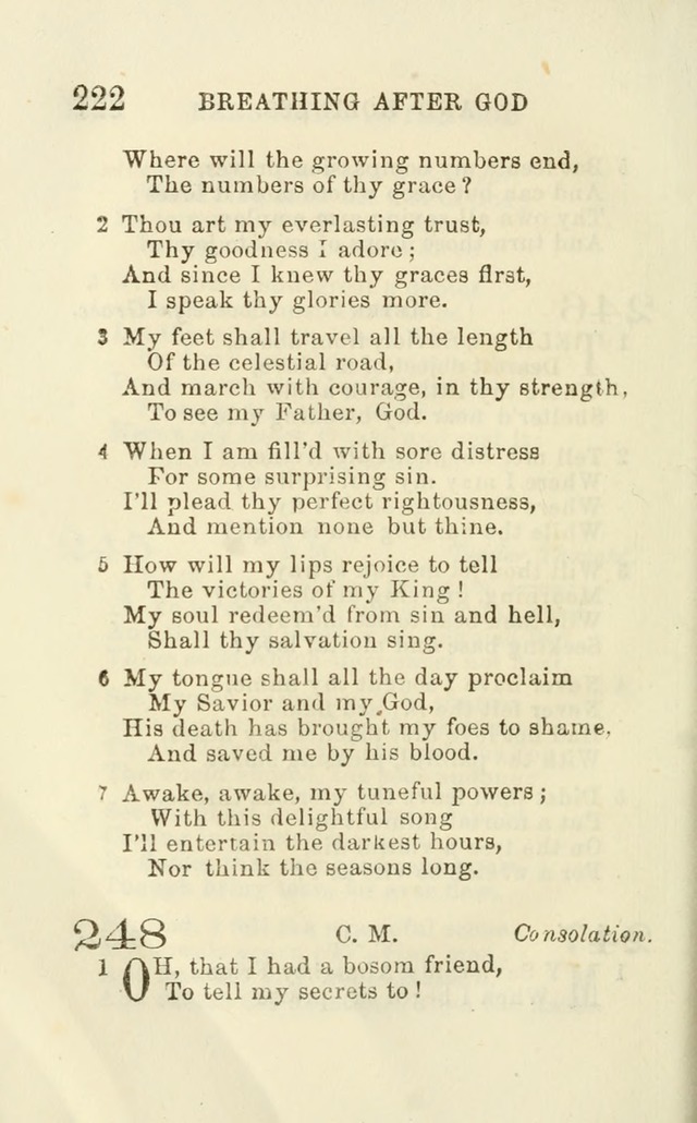 A Collection of Psalms, Hymns, and Spiritual Songs: suited to the various occasions of public worship and private devotion of the church of Christ: with an appendix of  German hymns page 220