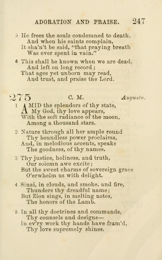 A Collection of Psalms, Hymns, and Spiritual Songs: suited to the various occasions of public worship and private devotion of the church of Christ: with an appendix of  German hymns page 245