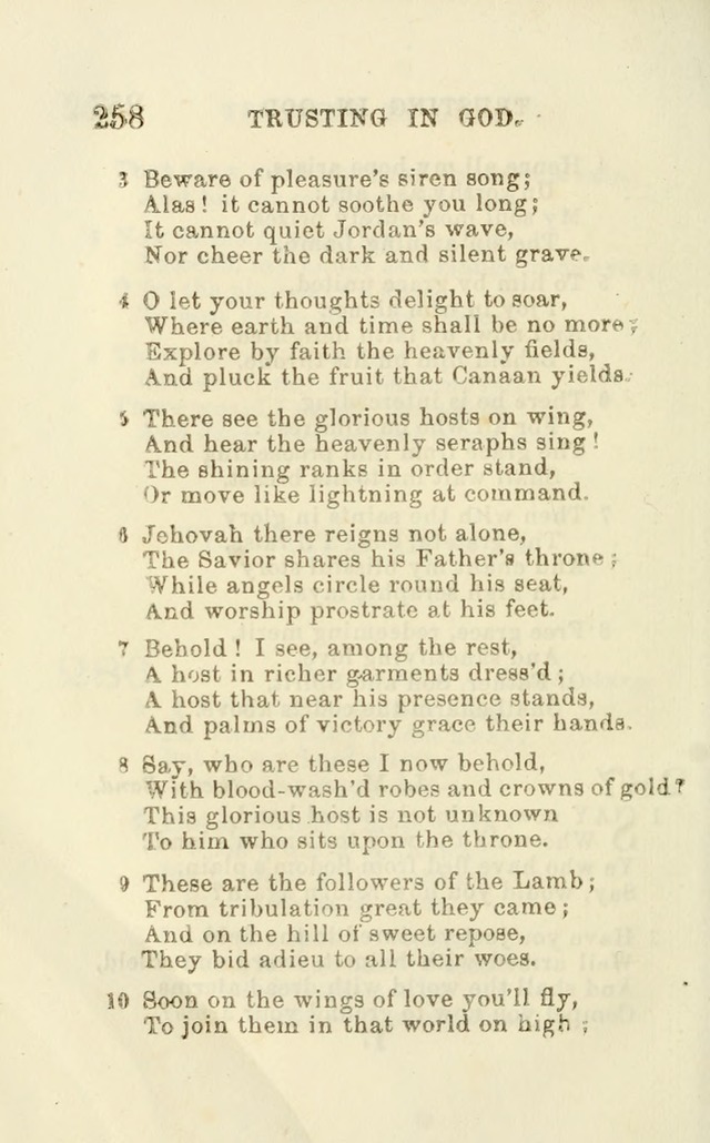 A Collection of Psalms, Hymns, and Spiritual Songs: suited to the various occasions of public worship and private devotion of the church of Christ: with an appendix of  German hymns page 256