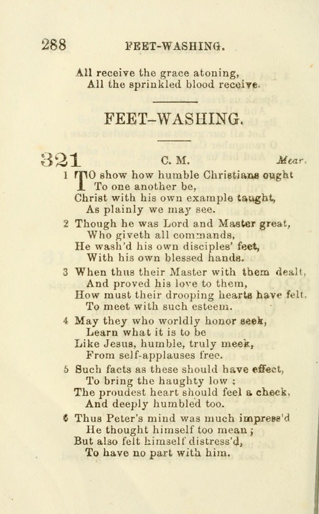 A Collection of Psalms, Hymns, and Spiritual Songs: suited to the various occasions of public worship and private devotion of the church of Christ: with an appendix of  German hymns page 288