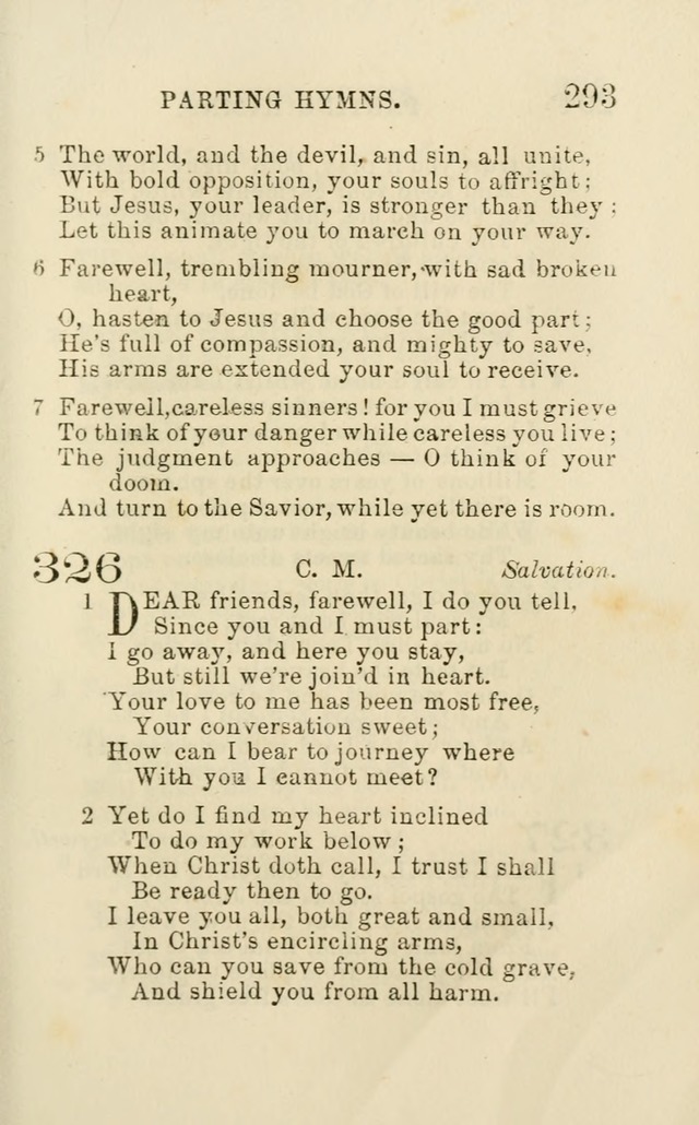 A Collection of Psalms, Hymns, and Spiritual Songs: suited to the various occasions of public worship and private devotion of the church of Christ: with an appendix of  German hymns page 293