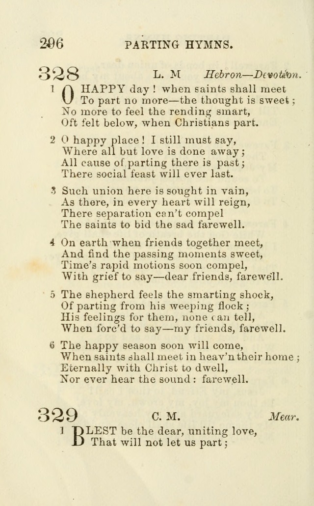 A Collection of Psalms, Hymns, and Spiritual Songs: suited to the various occasions of public worship and private devotion of the church of Christ: with an appendix of  German hymns page 296