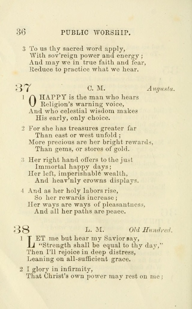 A Collection of Psalms, Hymns, and Spiritual Songs: suited to the various occasions of public worship and private devotion of the church of Christ: with an appendix of  German hymns page 34