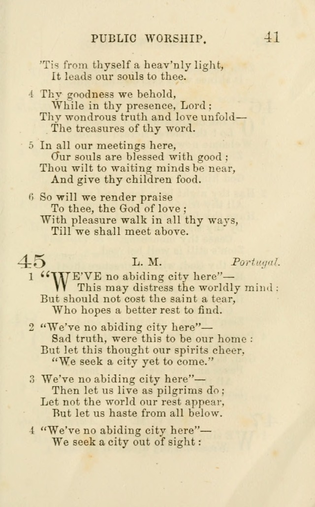 A Collection of Psalms, Hymns, and Spiritual Songs: suited to the various occasions of public worship and private devotion of the church of Christ: with an appendix of  German hymns page 39