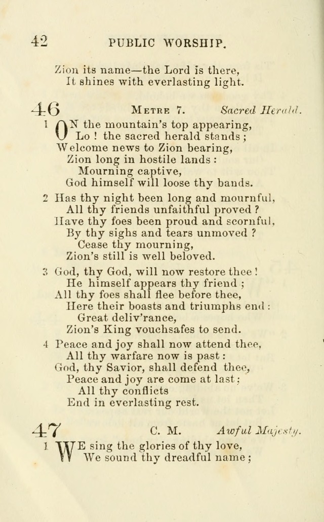 A Collection of Psalms, Hymns, and Spiritual Songs: suited to the various occasions of public worship and private devotion of the church of Christ: with an appendix of  German hymns page 40