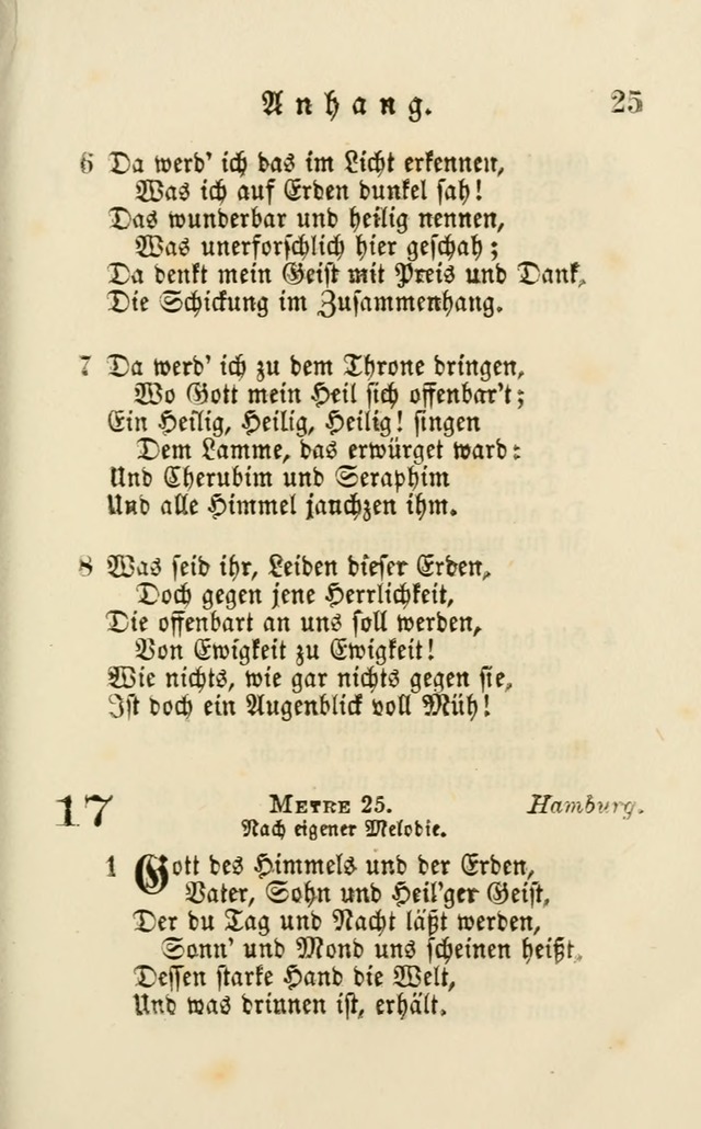 A Collection of Psalms, Hymns, and Spiritual Songs: suited to the various occasions of public worship and private devotion of the church of Christ: with an appendix of  German hymns page 409