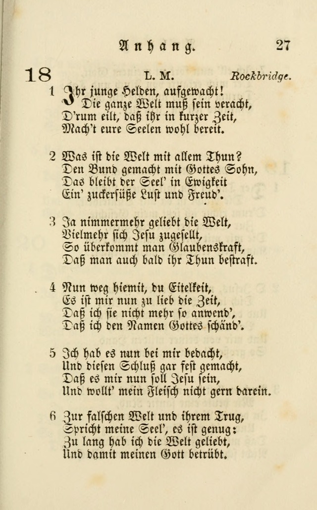 A Collection of Psalms, Hymns, and Spiritual Songs: suited to the various occasions of public worship and private devotion of the church of Christ: with an appendix of  German hymns page 411