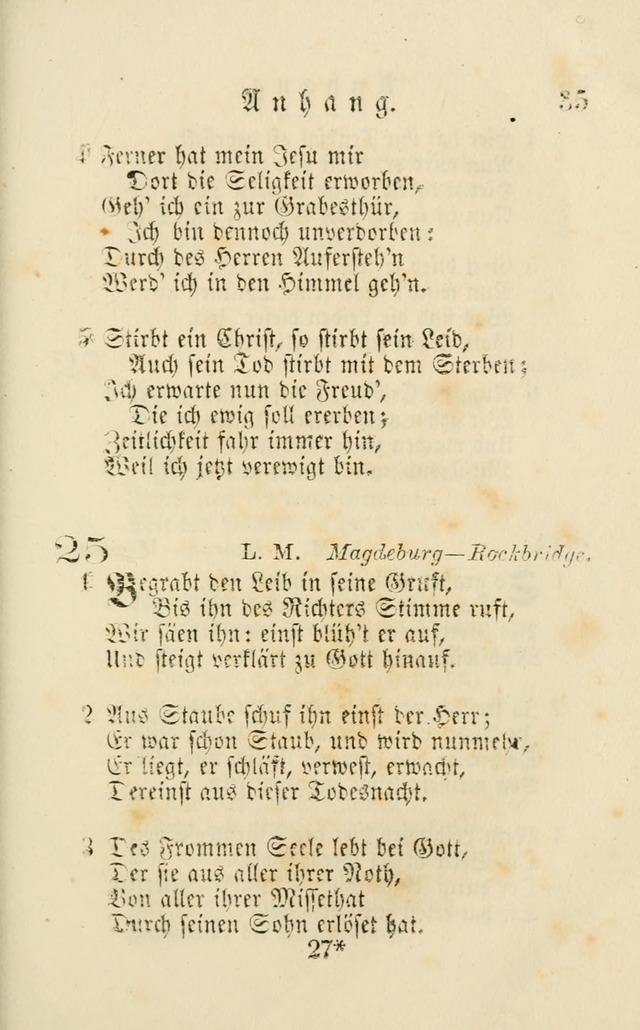 A Collection of Psalms, Hymns, and Spiritual Songs: suited to the various occasions of public worship and private devotion of the church of Christ: with an appendix of  German hymns page 419