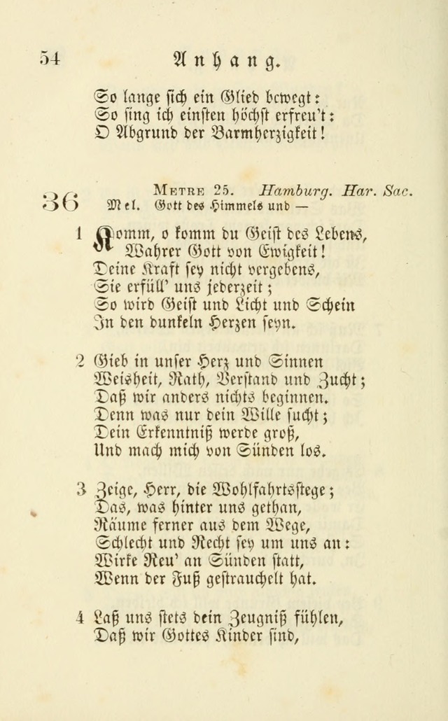 A Collection of Psalms, Hymns, and Spiritual Songs: suited to the various occasions of public worship and private devotion of the church of Christ: with an appendix of  German hymns page 438