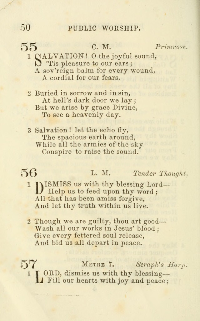 A Collection of Psalms, Hymns, and Spiritual Songs: suited to the various occasions of public worship and private devotion of the church of Christ: with an appendix of  German hymns page 48