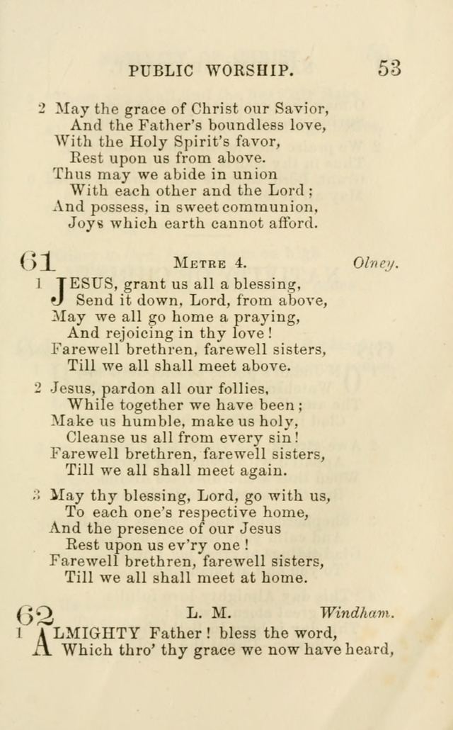 A Collection of Psalms, Hymns, and Spiritual Songs: suited to the various occasions of public worship and private devotion of the church of Christ: with an appendix of  German hymns page 51