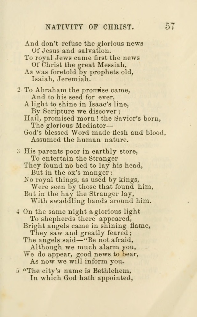 A Collection of Psalms, Hymns, and Spiritual Songs: suited to the various occasions of public worship and private devotion of the church of Christ: with an appendix of  German hymns page 55