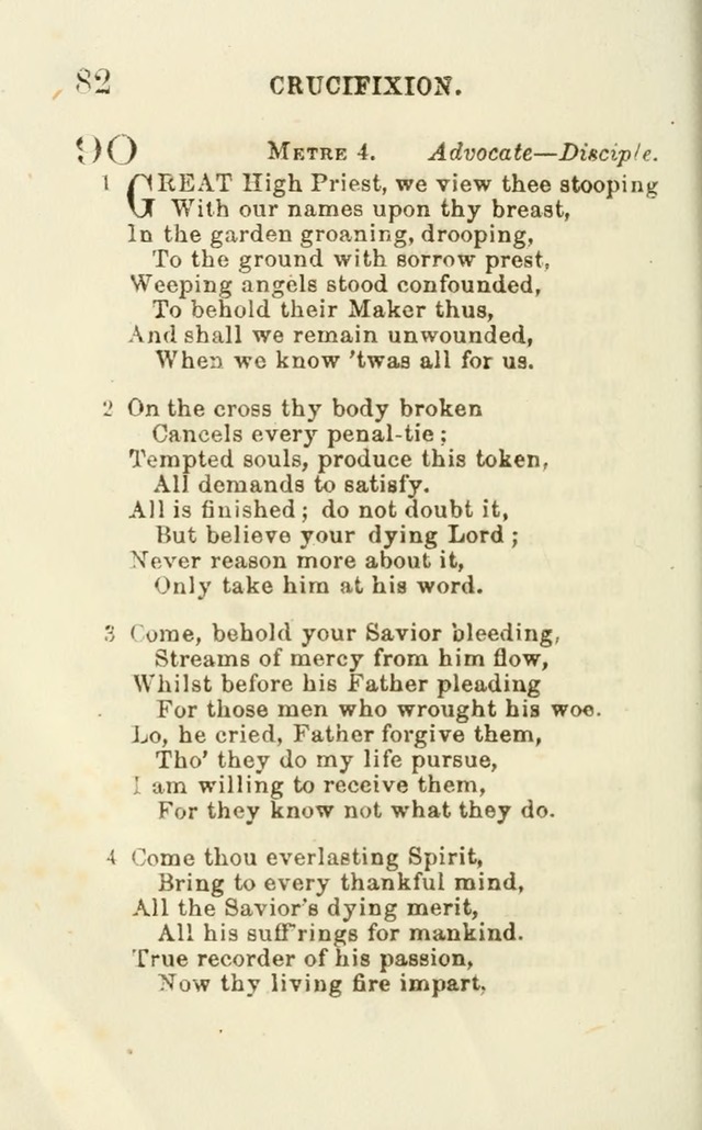 A Collection of Psalms, Hymns, and Spiritual Songs: suited to the various occasions of public worship and private devotion of the church of Christ: with an appendix of  German hymns page 80