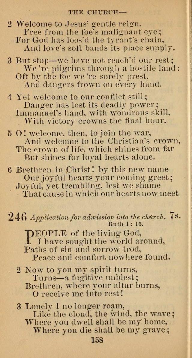 A Collection of Psalms, Hymns and Spiritual Songs; suited to the various kinds of Christian worship; and especially designed for and adapted to the Fraternity of the Brethren... page 165