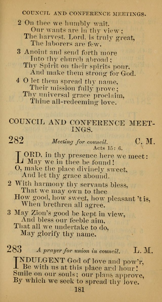 A Collection of Psalms, Hymns and Spiritual Songs; suited to the various kinds of Christian worship; and especially designed for and adapted to the Fraternity of the Brethren... page 188