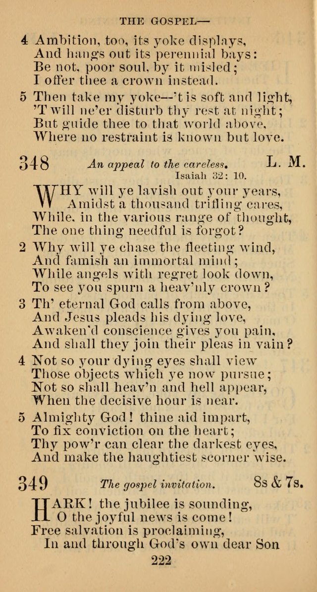 A Collection of Psalms, Hymns and Spiritual Songs; suited to the various kinds of Christian worship; and especially designed for and adapted to the Fraternity of the Brethren... page 229