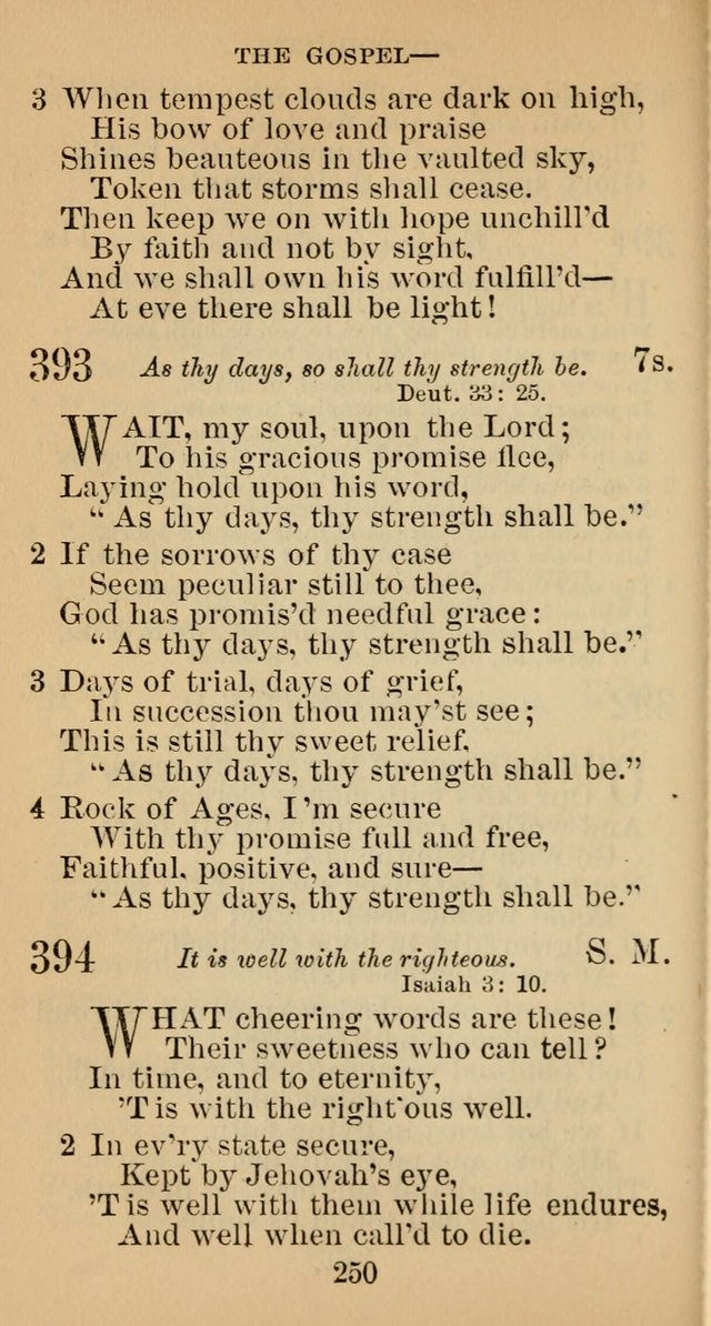 A Collection of Psalms, Hymns and Spiritual Songs; suited to the various kinds of Christian worship; and especially designed for and adapted to the Fraternity of the Brethren... page 257