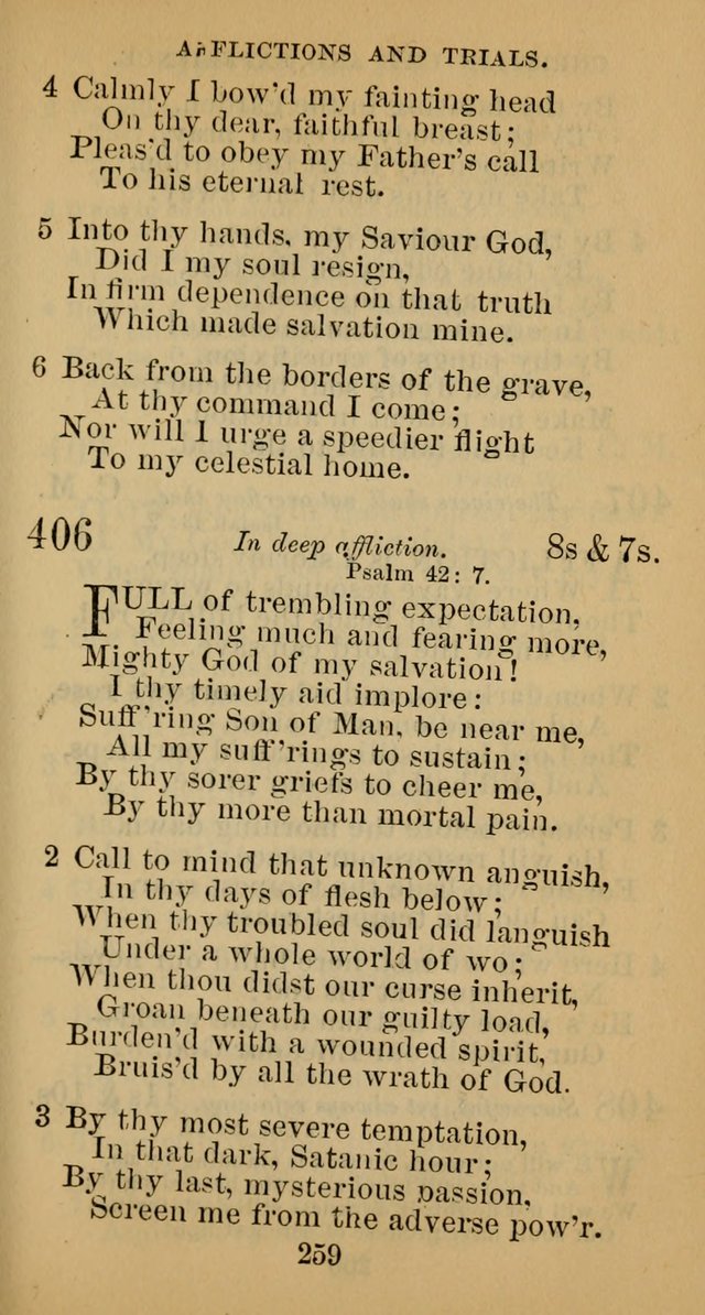 A Collection of Psalms, Hymns and Spiritual Songs; suited to the various kinds of Christian worship; and especially designed for and adapted to the Fraternity of the Brethren... page 266