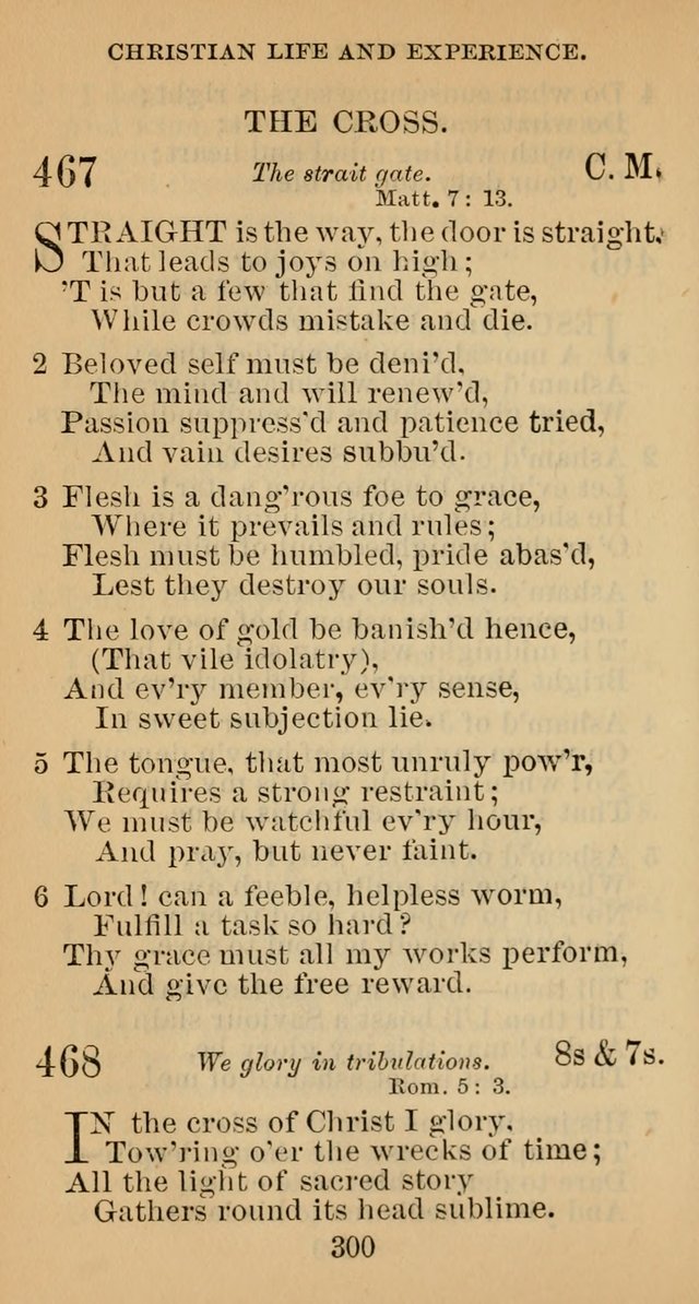 A Collection of Psalms, Hymns and Spiritual Songs; suited to the various kinds of Christian worship; and especially designed for and adapted to the Fraternity of the Brethren... page 307